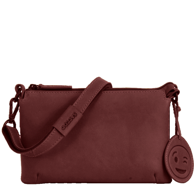 Saccoo Saccoo Caracas pull-up Codra schoudertasje chestnut