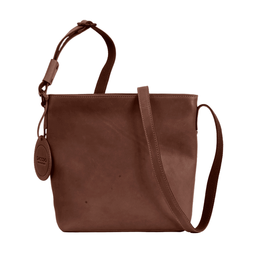Saccoo Saccoo Caracas pull-up Grenada M schoudertas chestnut