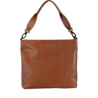 Saccoo Caracas pull-up Foggia schoudertas cognac