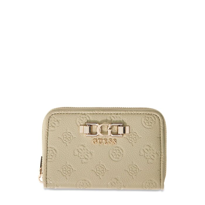 GUESS GUESS Anise SLG rits-portemonnee medium sage logo