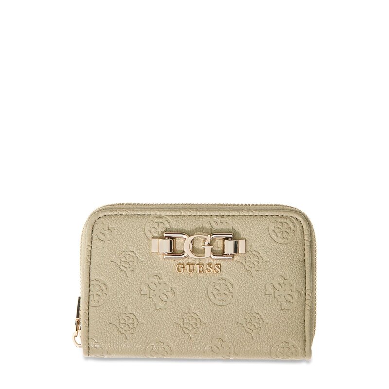 GUESS GUESS Anise SLG rits-portemonnee medium sage logo
