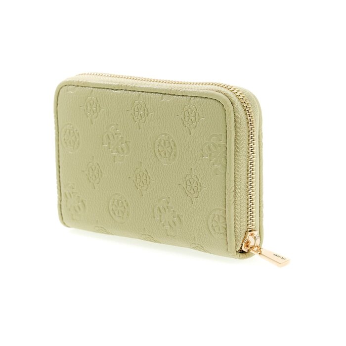 GUESS GUESS Anise SLG rits-portemonnee medium sage logo