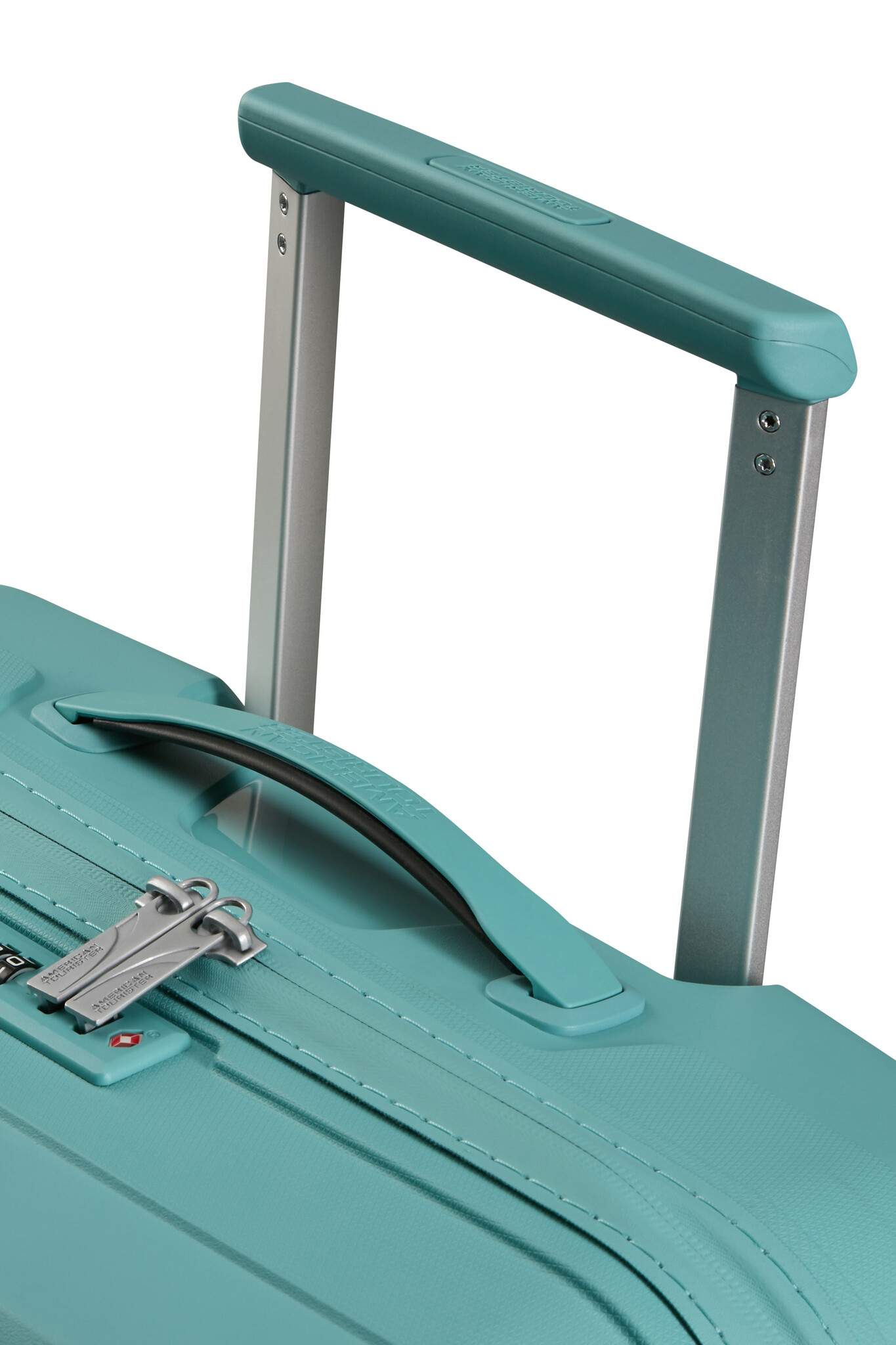 American Tourister Airconic reiskoffer spinner 77-101L-3.2KG dusty turquoise