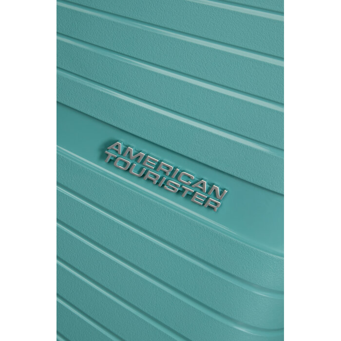 American Tourister Airconic reiskoffer spinner 61-67L-2.7KG dusty turquoise