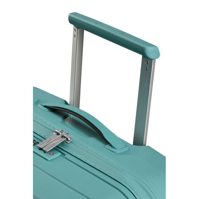 American Tourister Airconic reiskoffer spinner 61-67L-2.7KG dusty turquoise