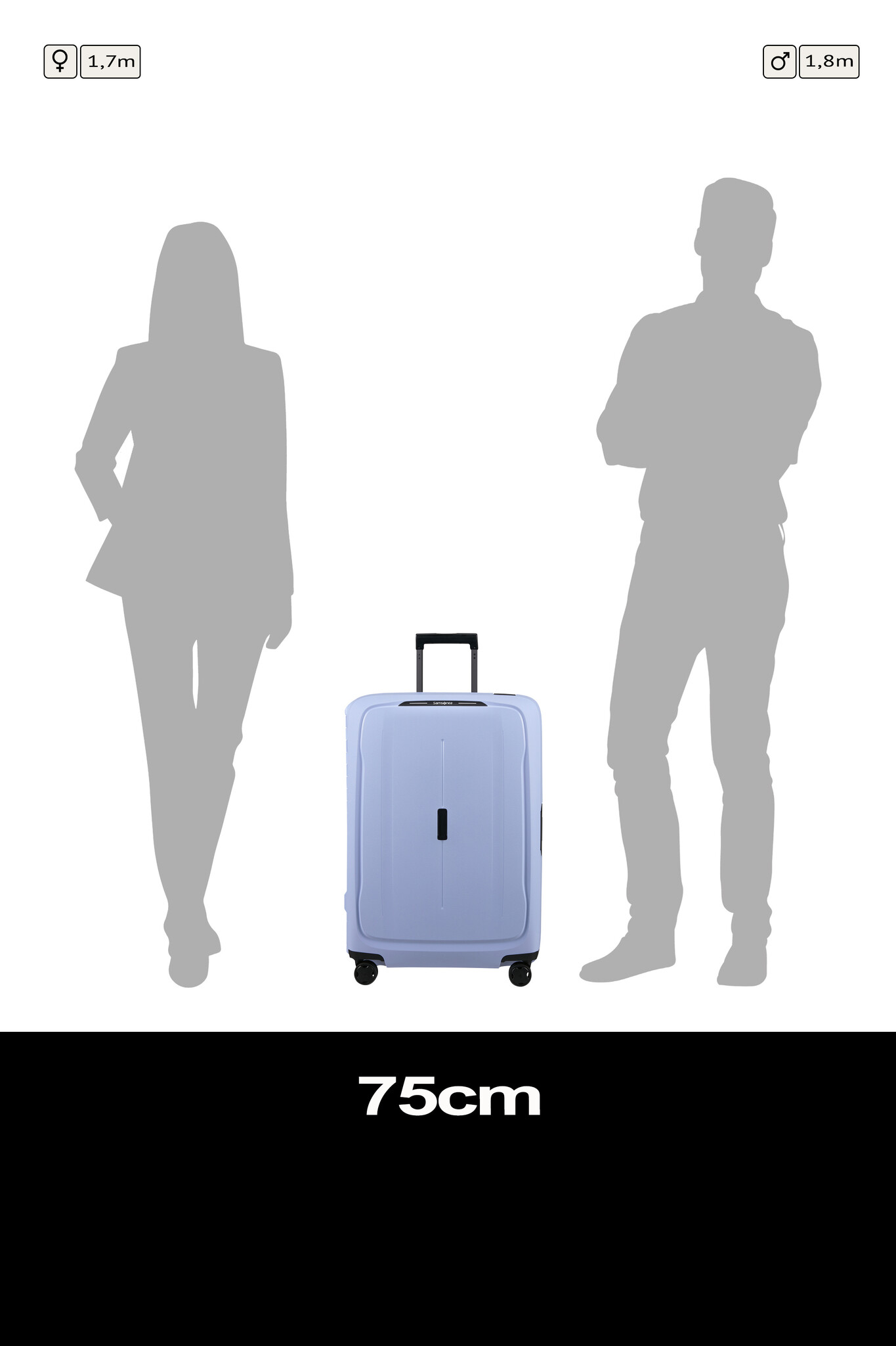 Samsonite Samsonite Essens spinner 75 cm-111 l lavender