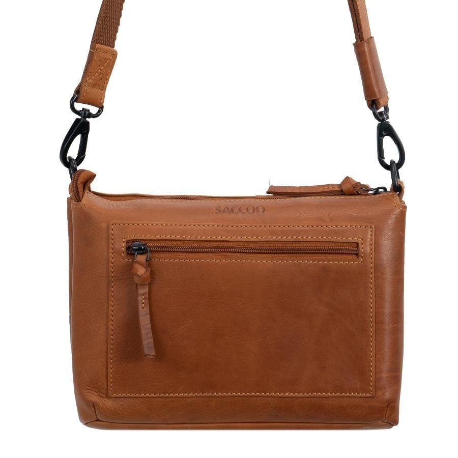 Saccoo Saccoo Caracas pull-up Arani schoudertas chestnut