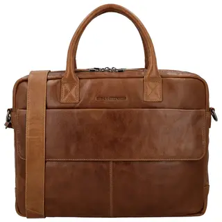 Hide&Stiches Porto Laptoptas 15,6 inch cognac