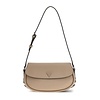 GUESS Danya schoudertas met overslag taupe