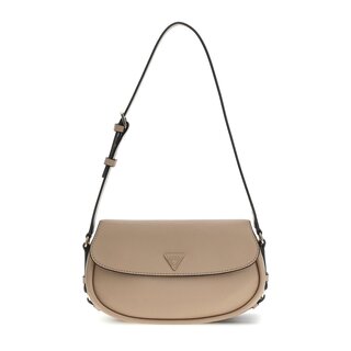 GUESS Danya schoudertas met overslag taupe