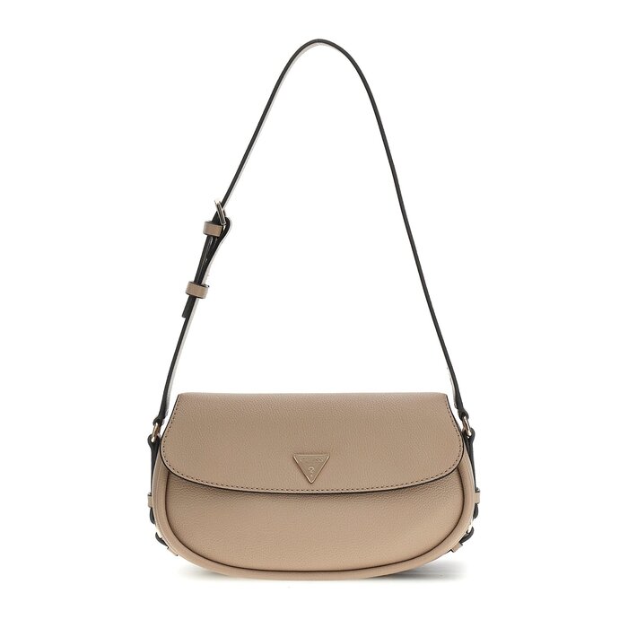 GUESS GUESS Danya schoudertas met overslag taupe