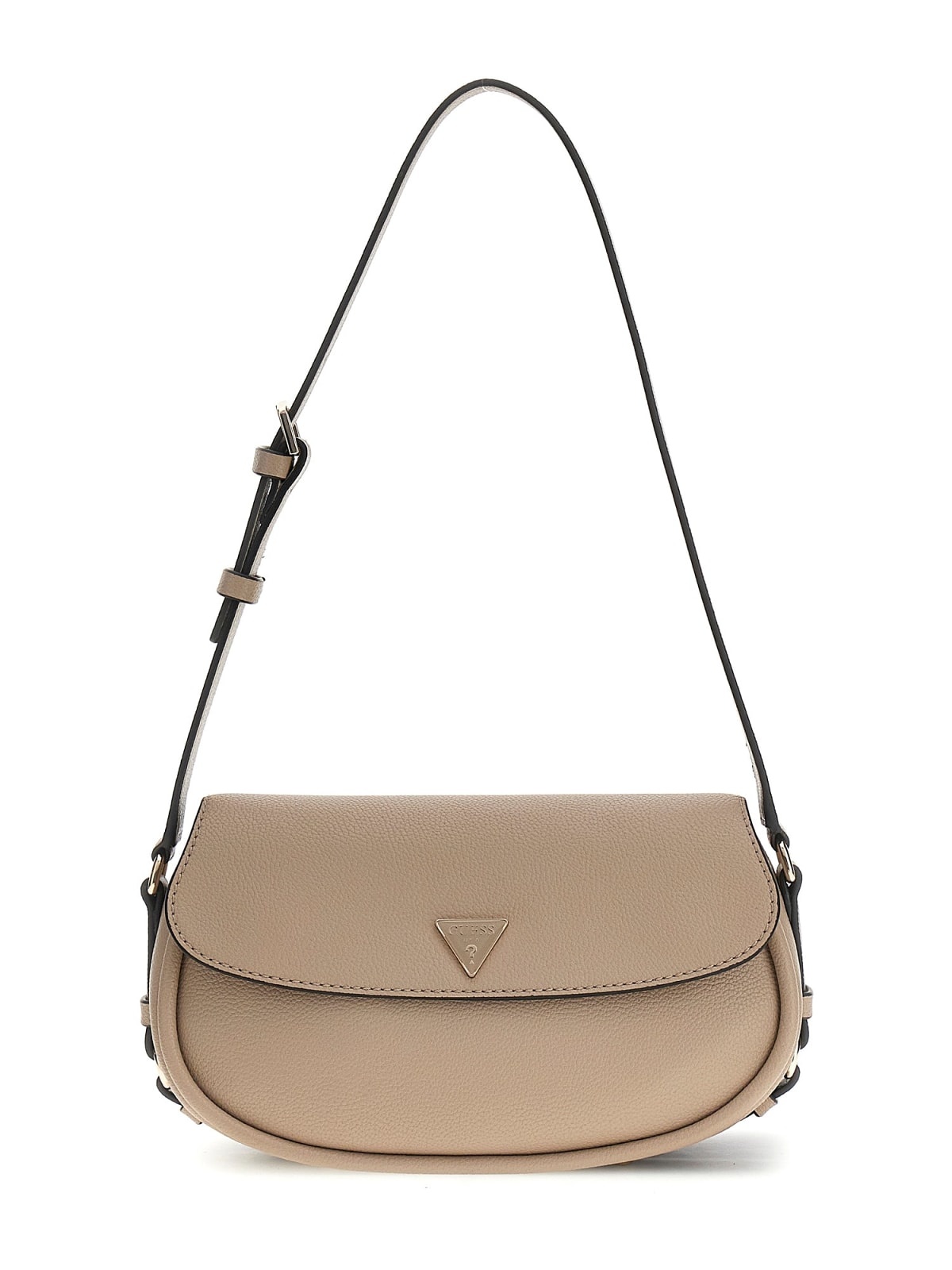 GUESS GUESS Danya schoudertas met overslag taupe