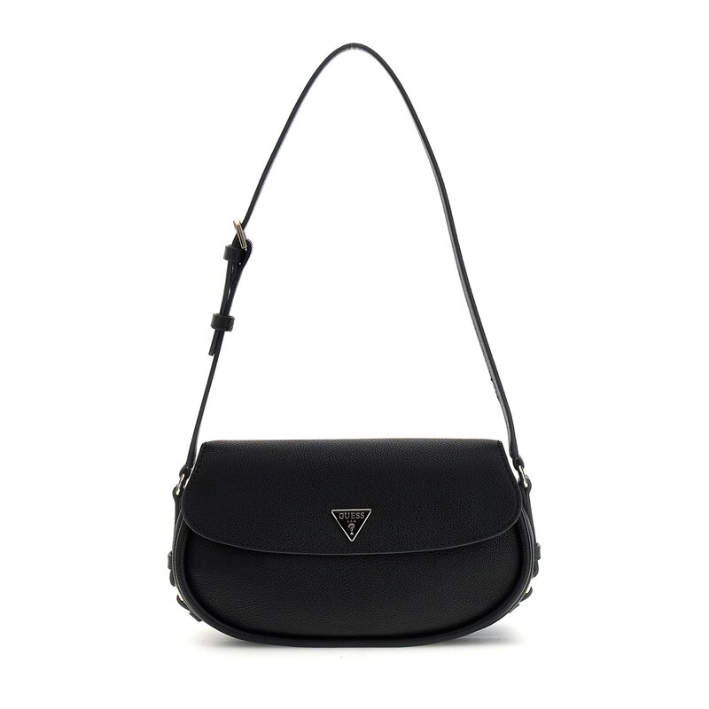 GUESS GUESS Danya schoudertas met overslag zwart