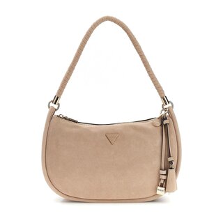 GUESS Danya schoudertas suede look taupe