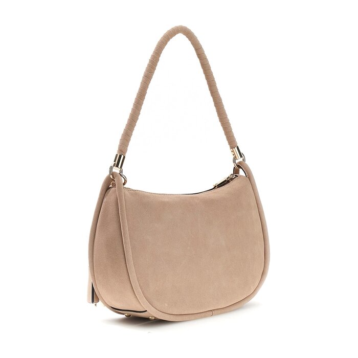 GUESS GUESS Danya schoudertas suede look taupe