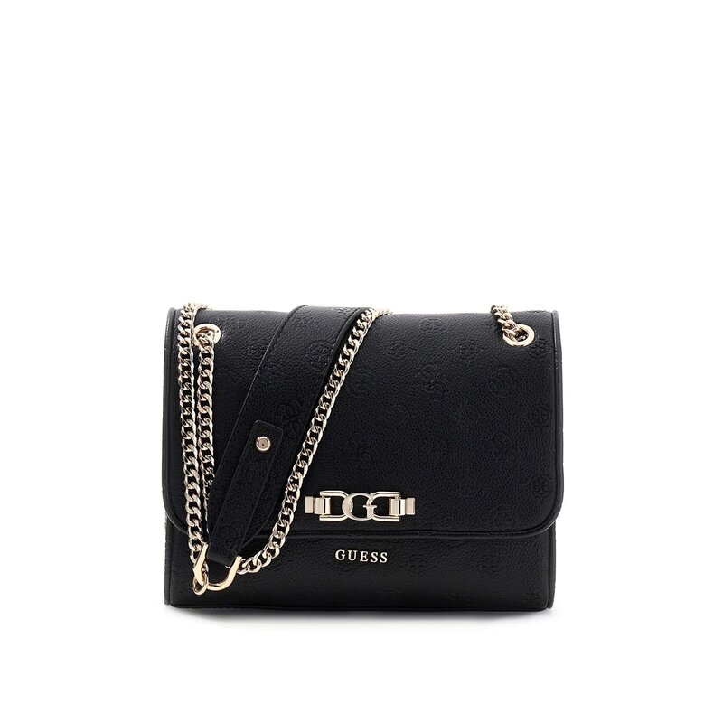 GUESS GUESS Anise schoudertas met overslag black logo