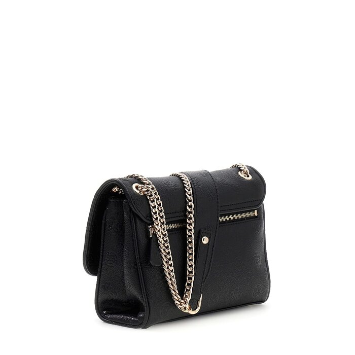 GUESS GUESS Anise schoudertas met overslag black logo