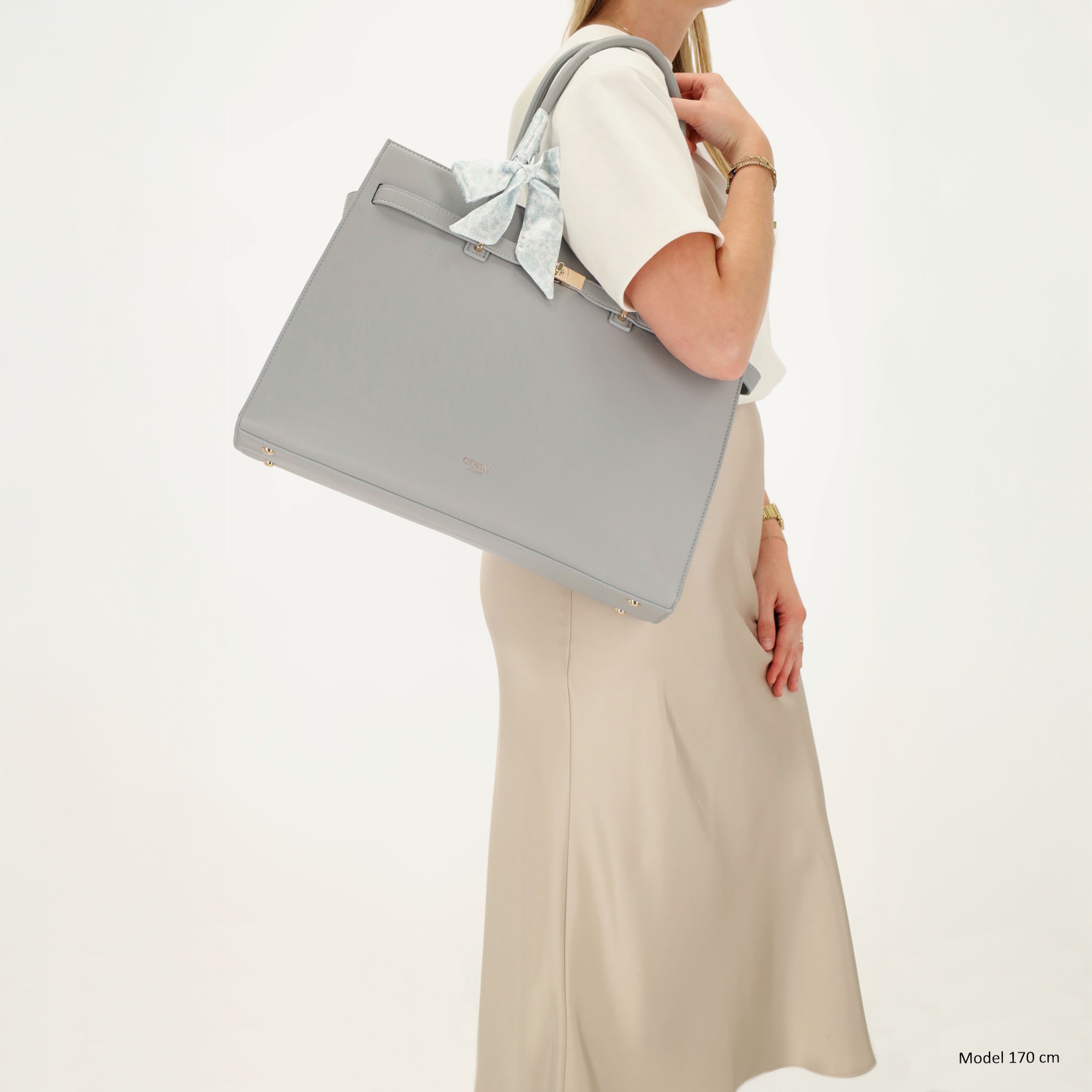 Charm London Charm London The Hamptons Laptoptas 15 inch light blue