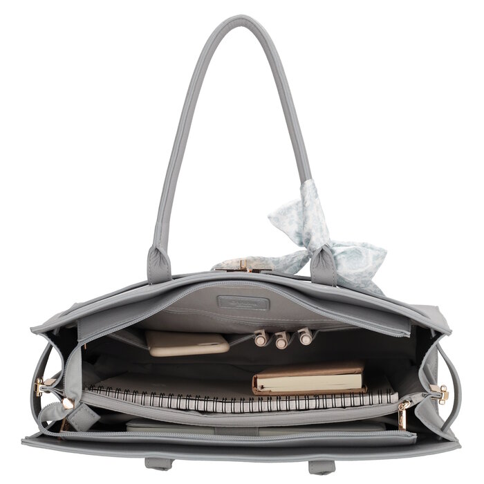 Charm London Charm London The Hamptons Laptoptas 15 inch light blue