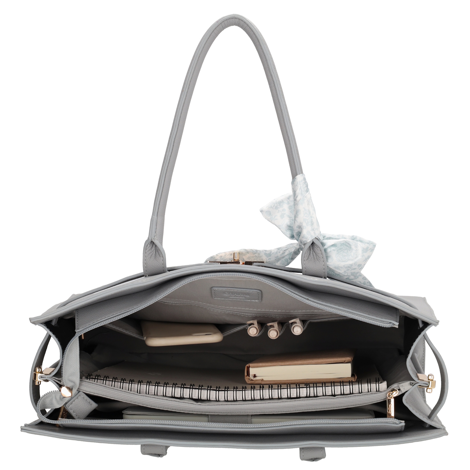 Charm London Charm London The Hamptons Laptoptas 15 inch light blue