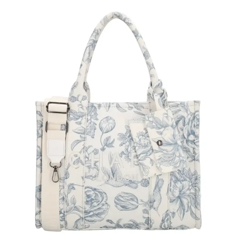 Charm London Charm London Bond middelgrote shopper canvas floral romance