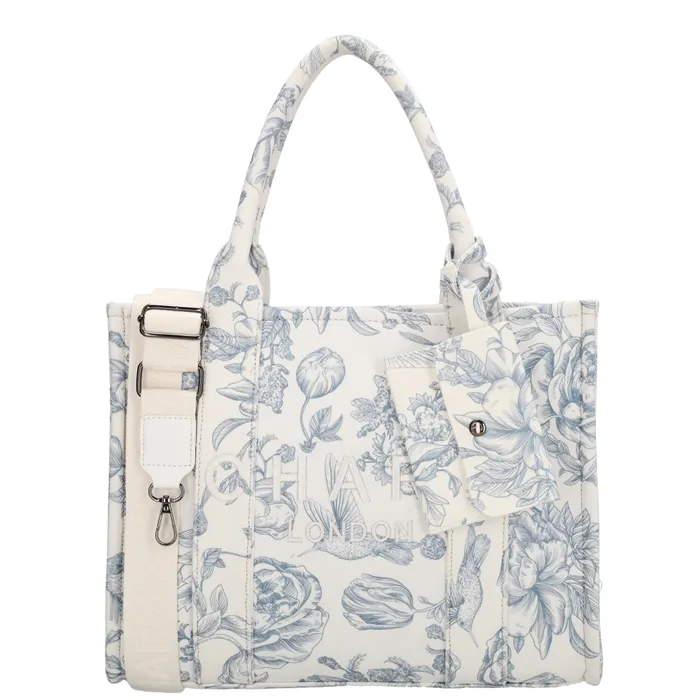 Charm London Charm London Bond middelgrote shopper canvas floral romance
