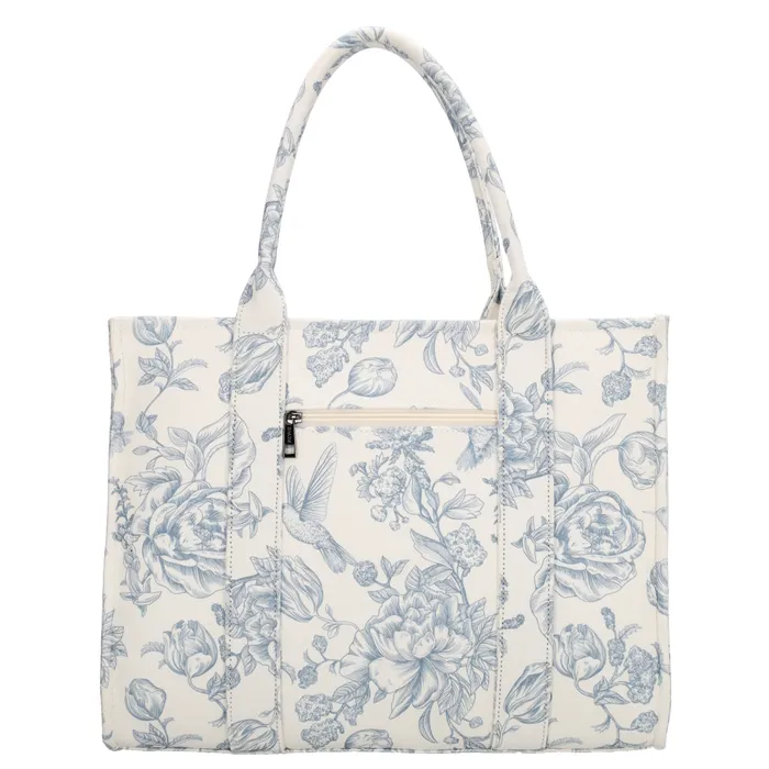 Charm London Charm London Bond Laptoptas 15,6 inch  canvas floral romance