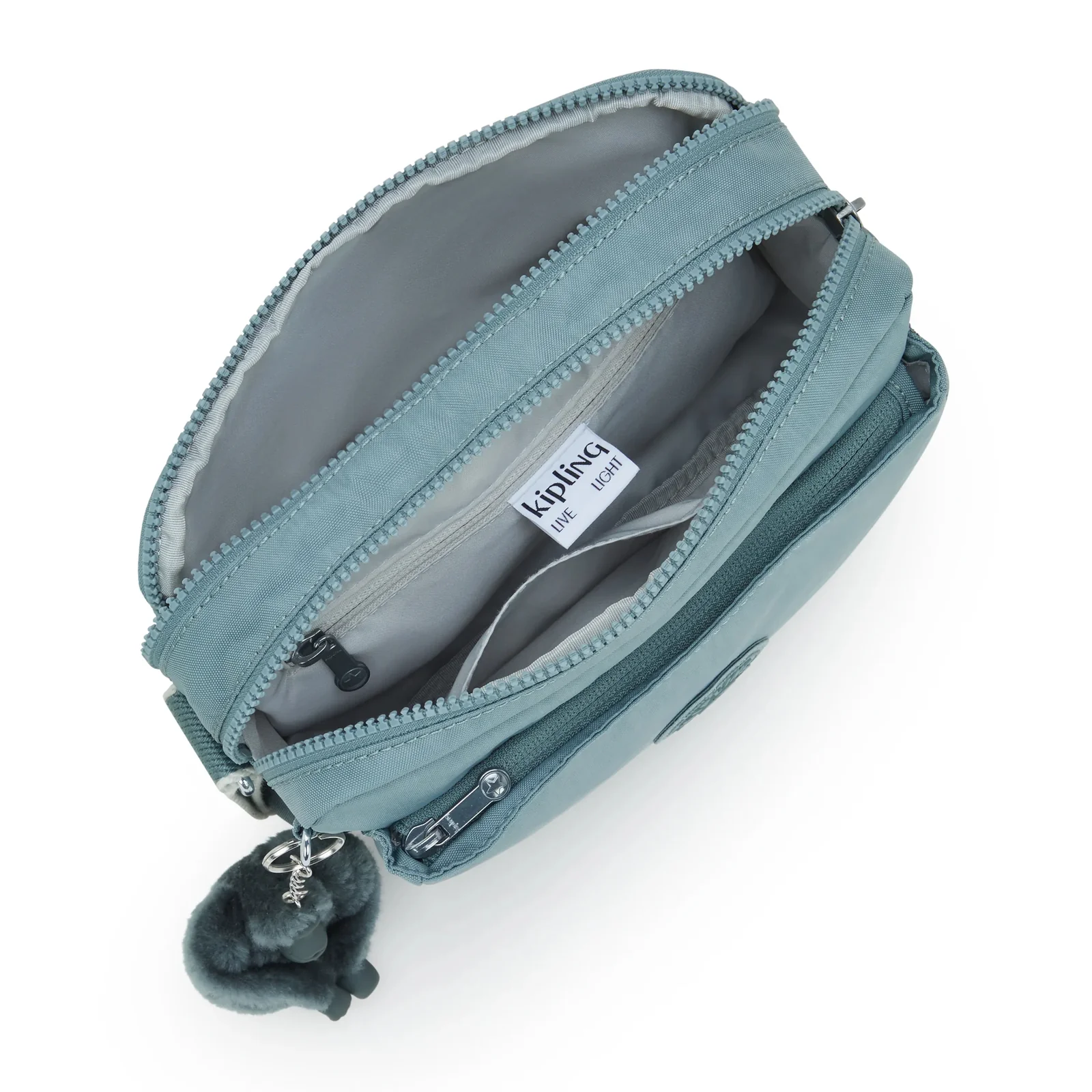 Kipling Kipling Abanu m schoudertas relaxed grey