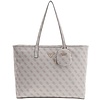GUESS Power Play II 15.6 laptop - shopper dark taupe logo