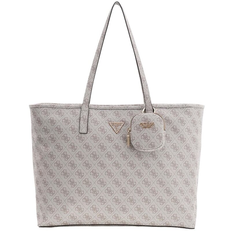 GUESS GUESS Power Play II 15.6 laptop - shopper dark taupe logo