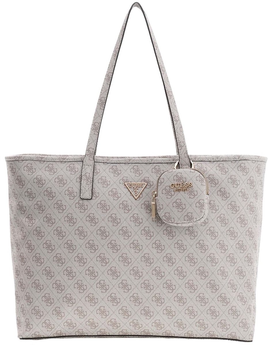 GUESS GUESS Power Play II 15.6 laptop - shopper dark taupe logo