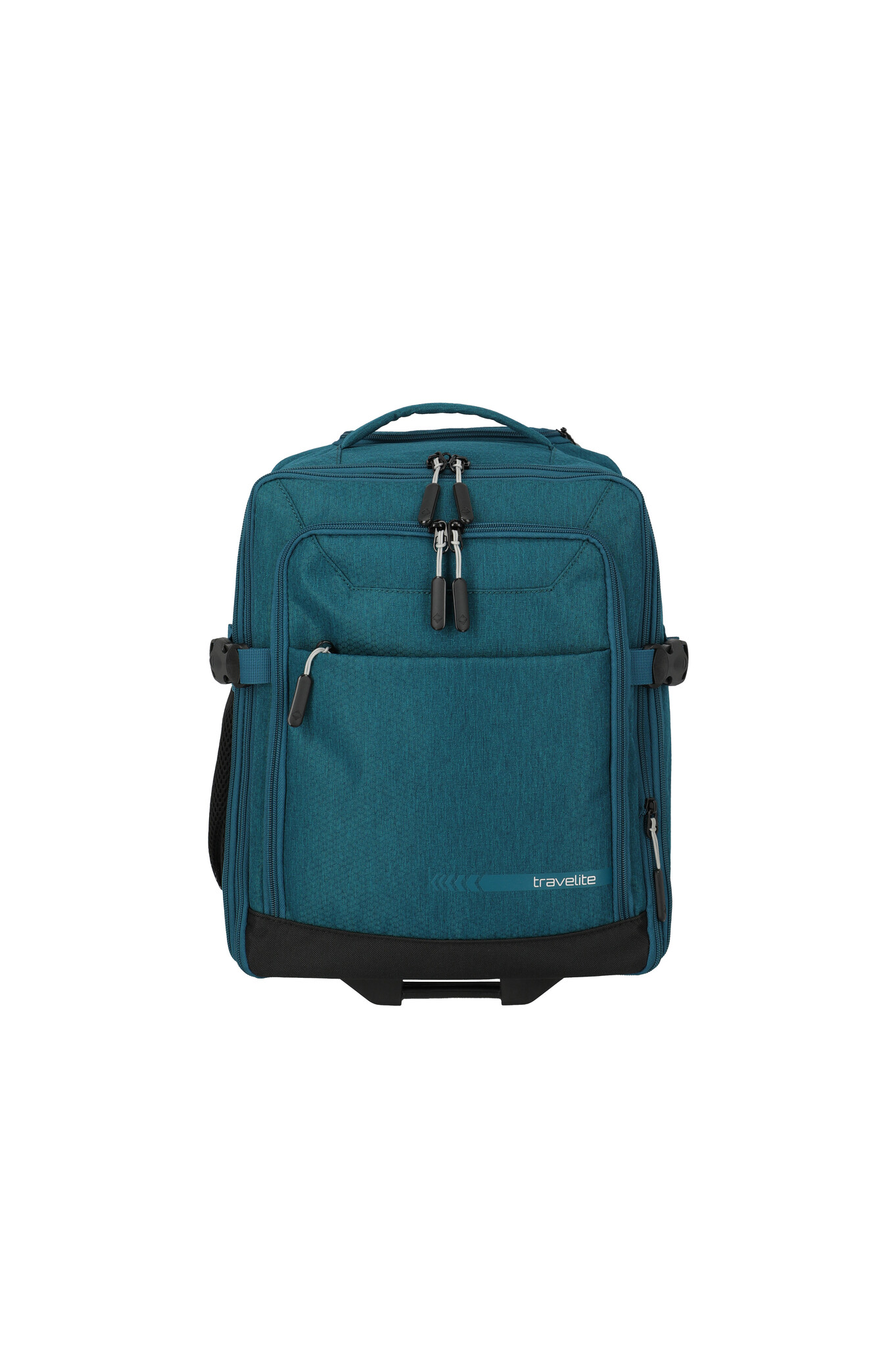 Travelite Kick Off handbagage trolley-rugtas 30x40x20cm petrol