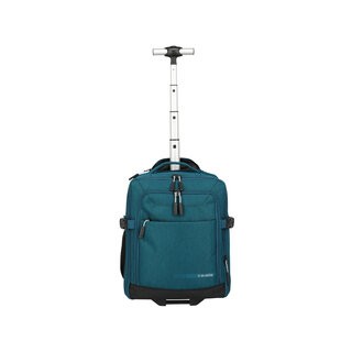 Travelite Kick Off handbagage trolley-rugtas 30x40x20cm petrol