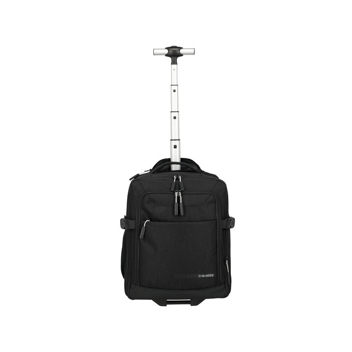 Travelite Kick Off handbagage trolley-rugtas 30x40x20cm zwart