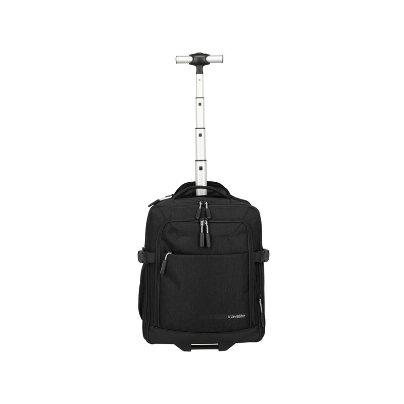 Travelite Kick Off handbagage trolley-rugtas 30x40x20cm zwart