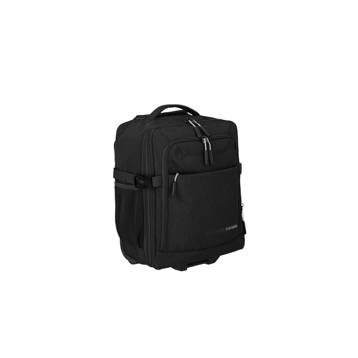 Travelite Kick Off handbagage trolley-rugtas 30x40x20cm zwart