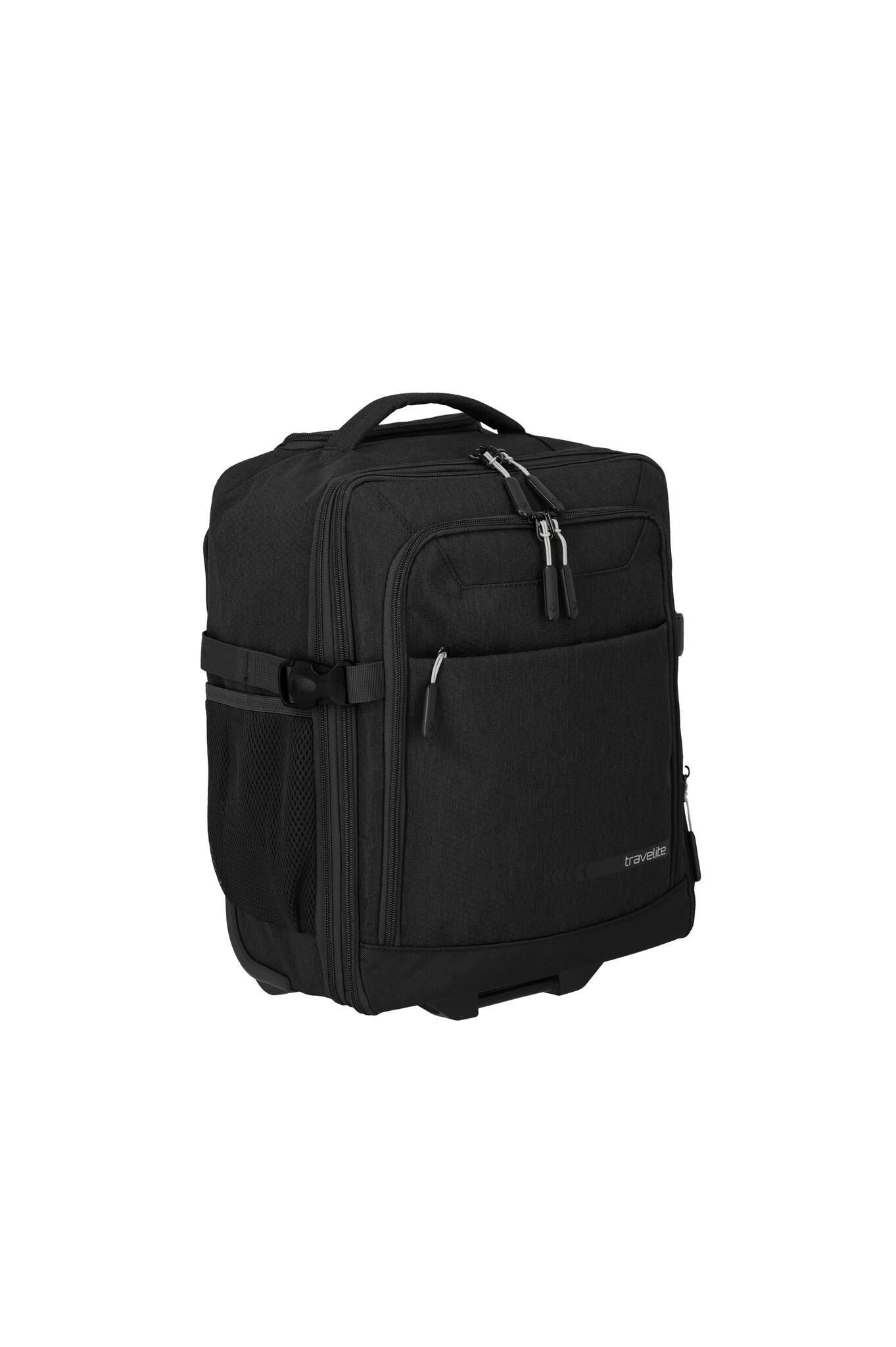 Travelite Kick Off handbagage trolley-rugtas 30x40x20cm zwart