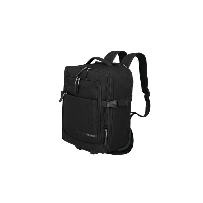Travelite Kick Off handbagage trolley-rugtas 30x40x20cm zwart