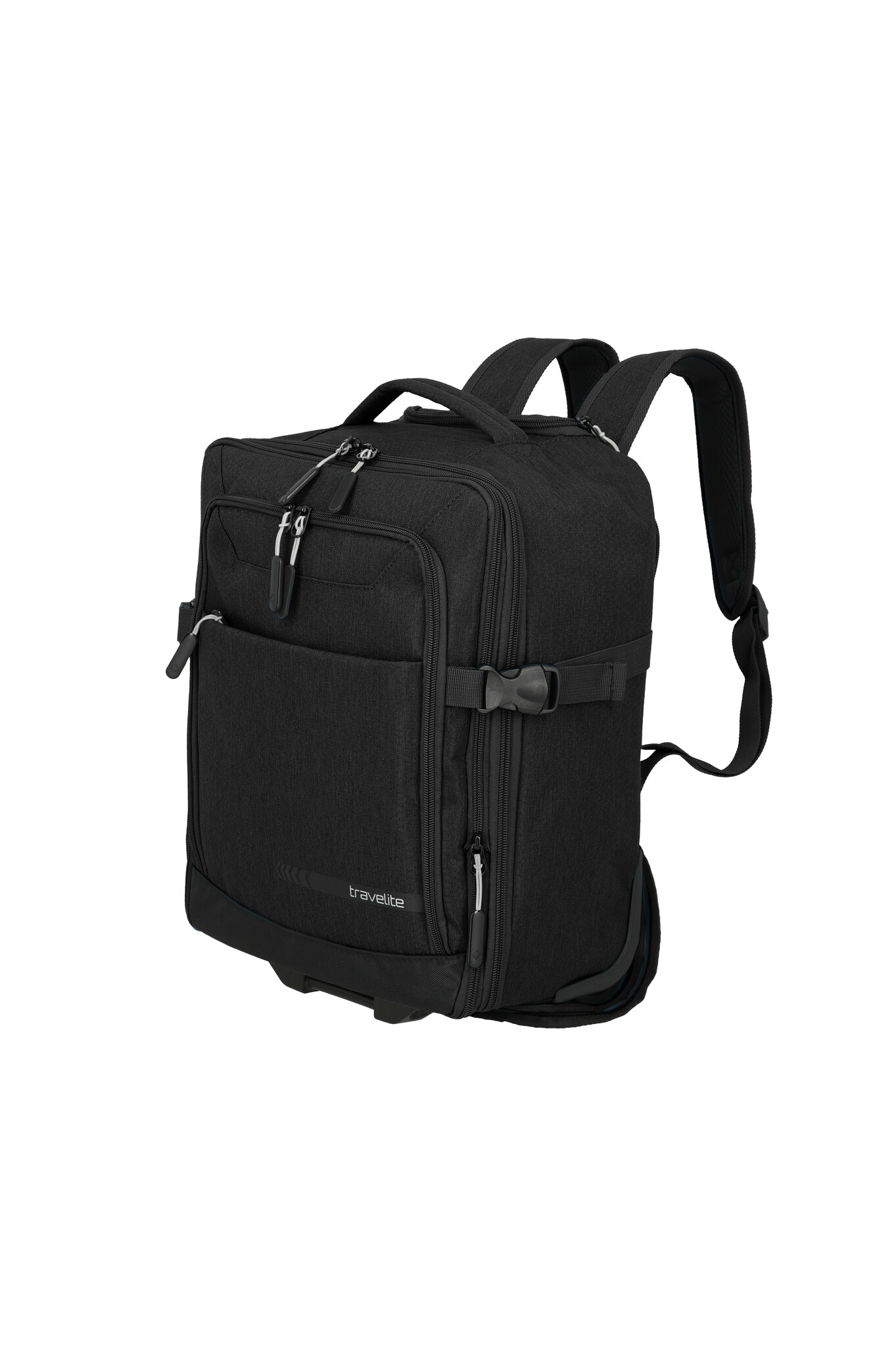 Travelite Kick Off handbagage trolley-rugtas 30x40x20cm zwart