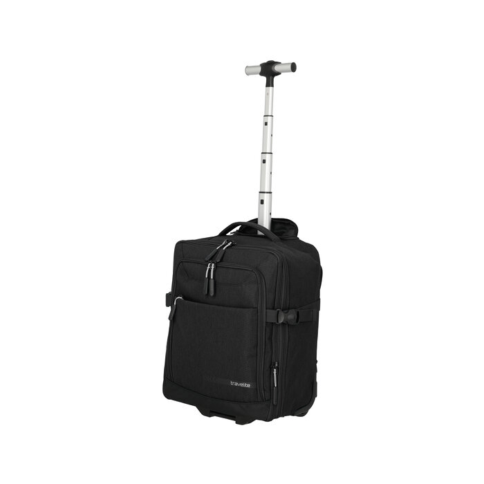 Travelite Kick Off handbagage trolley-rugtas 30x40x20cm zwart