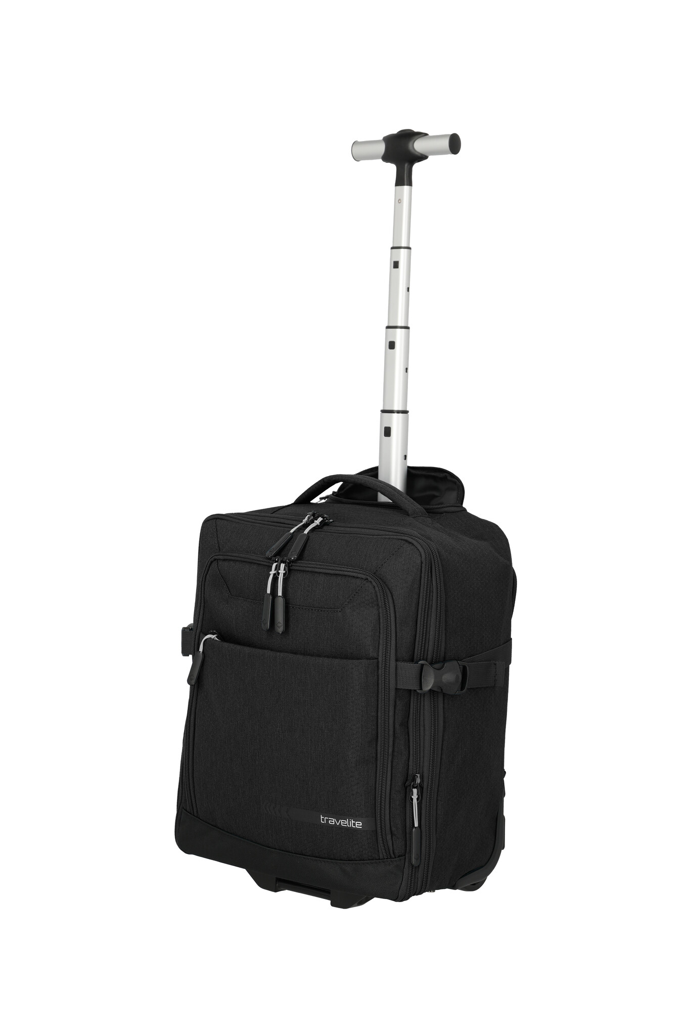 Travelite Kick Off handbagage trolley-rugtas 30x40x20cm zwart