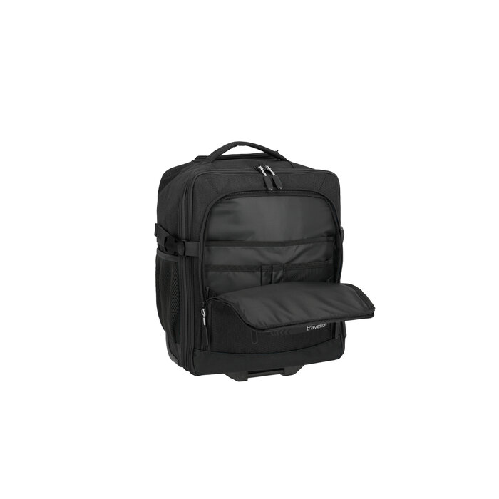 Travelite Kick Off handbagage trolley-rugtas 30x40x20cm zwart