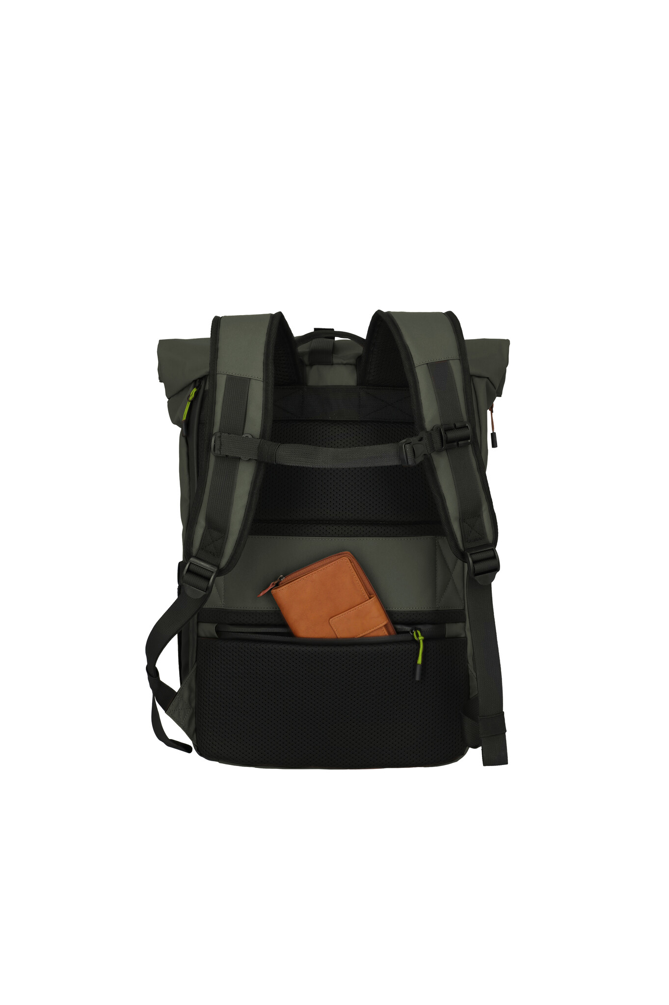 Travelite Travelite Briize 15.6" laptop-Rollup rugtas khaki