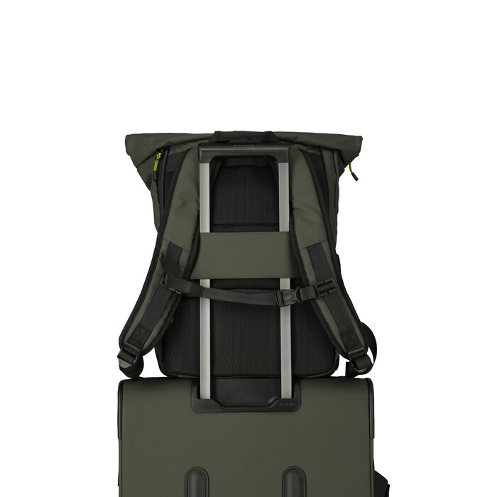 Travelite Travelite Briize 15.6" laptop-Rollup rugtas khaki