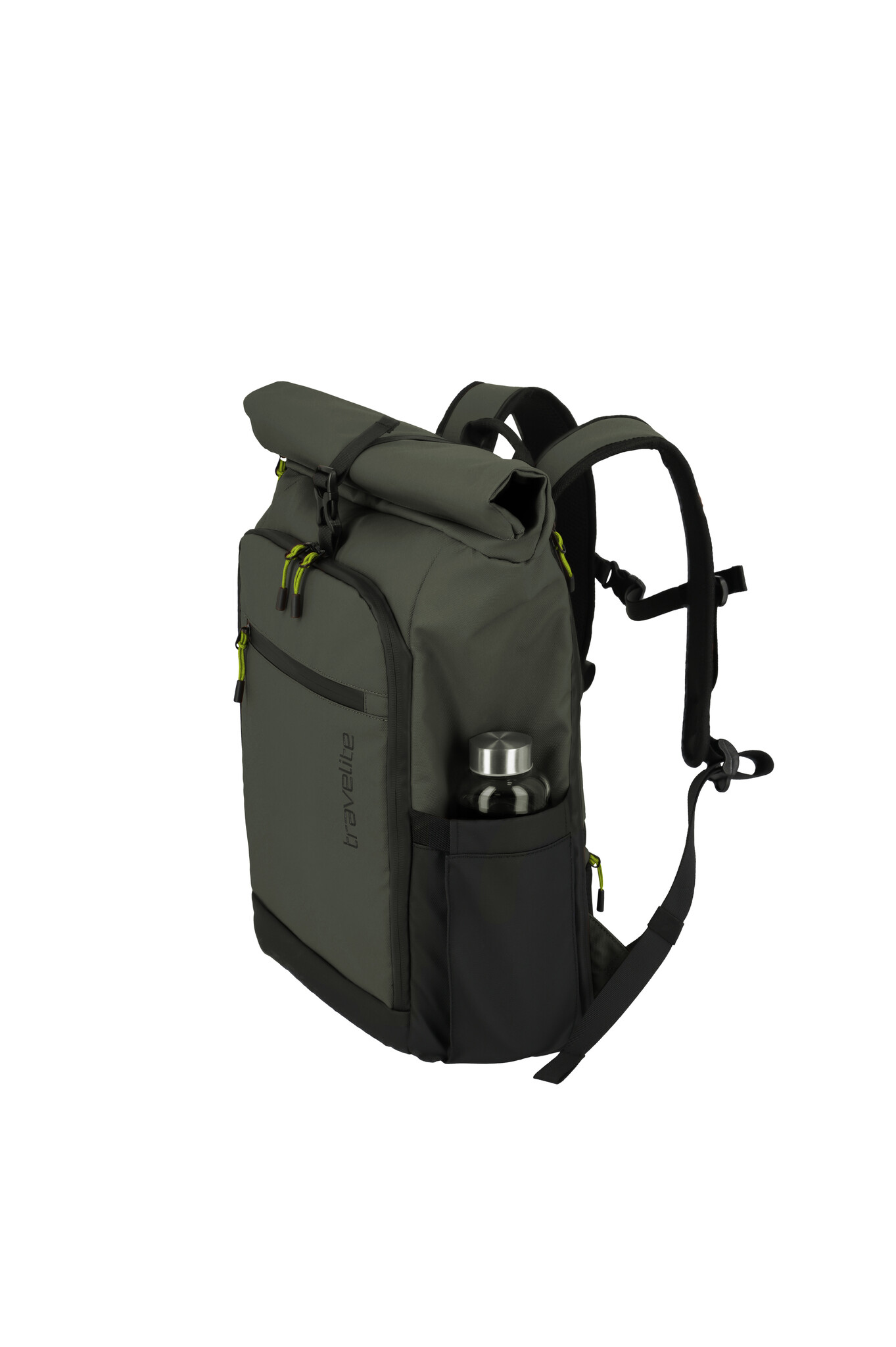 Travelite Travelite Briize 15.6" laptop-Rollup rugtas khaki