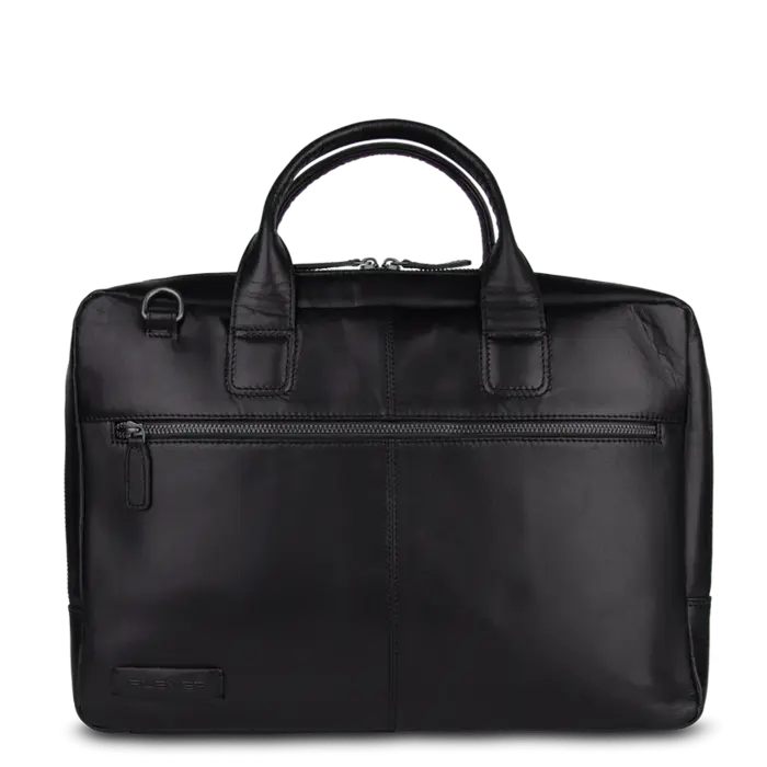 Plevier Plevier Flint businesstas 16 inch zwart