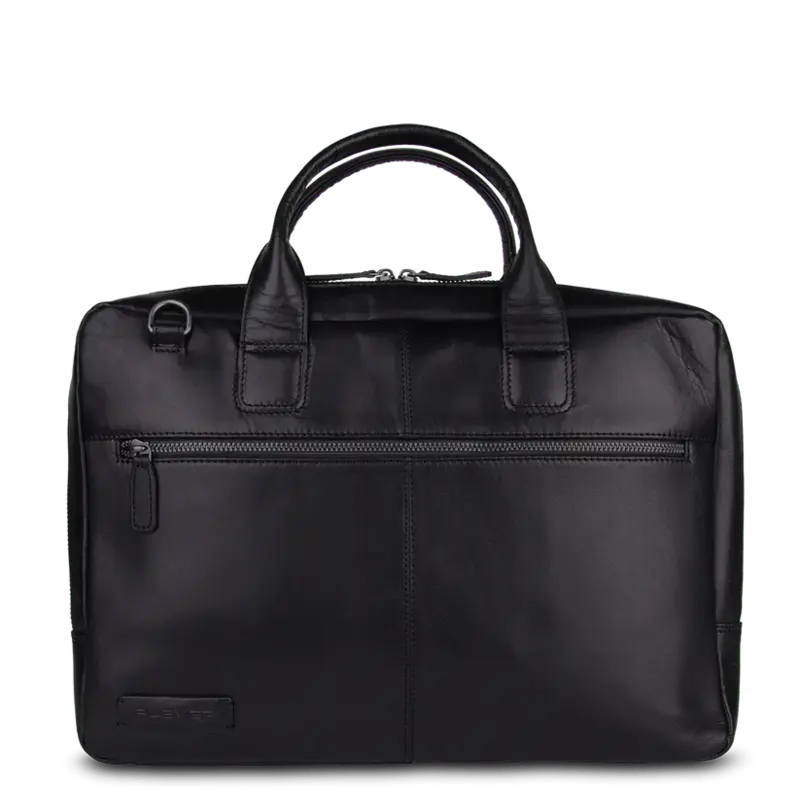 Plevier Plevier Flint businesstas 16 inch zwart