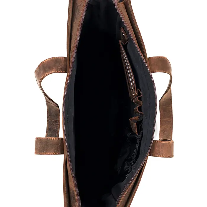 Plevier Plevier Hopper 16 inch laptop-shopper donkerbruin