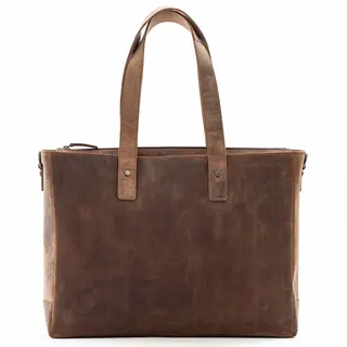 Plevier Hopper 16 inch laptop-shopper donkerbruin