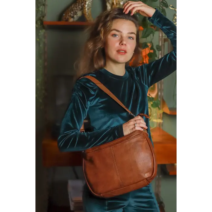 Bear Design Bear Design Tania schoudertas cognac